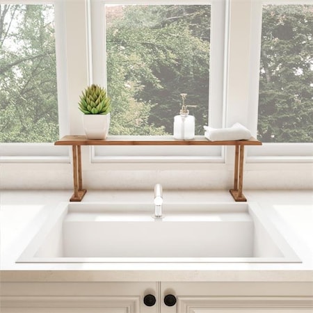 Lavish Home Lavish Home 83-101 Countertop Organizer for Kitchen Bamboo Sink Shelf 83-101